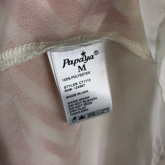 Papaya Chiffon Layered Tank Top - Picture 4 of 6